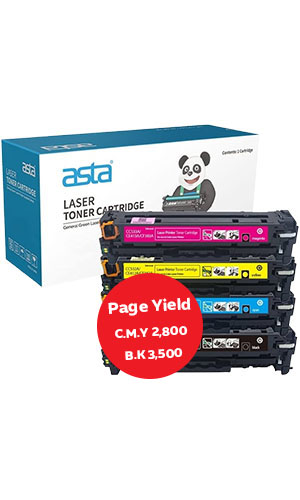 استا تونر HP CC530A, CC531A,  CC532A، CC533A