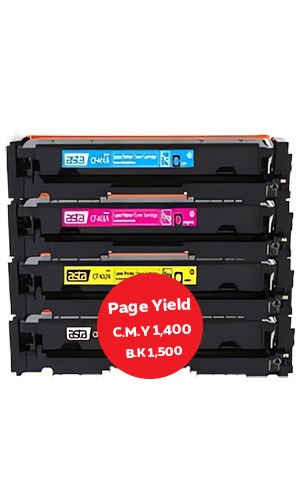 حبر ASTA HP: CF400A/CF540A، CF401A/CF541A، CF402A/CF542A، CF403A/CF543A (201A/203A/054)