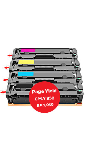 حبر ASTA HP 216A: W2410A، W2411A، W2412A، W2413A مع شريحة