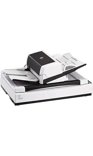 ماسح ضوئي مستعمل FUJITSU FI 7700 A4/A3 حجم المسح الضوئي / اليوم 30000 صفحة، سرعة المسح الضوئي 100.0 صفحة في الدقيقة USB 3.0