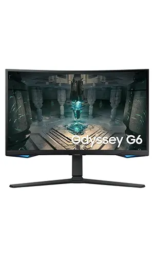 شاشة سامسونج الجديدة LS27BG650EUXXU مقاس 27 بوصة QHD منحنية، 2K، 240 هرتز، 1MS، HDR 600، NVIDIA G-SYNC، 2.1 HDMI، ذكية، بلوتوث،
